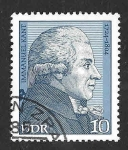 Stamps Germany -  1542 - Immanuel Kant (DDR)