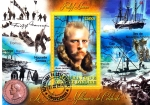 Stamps Ivory Coast -  FRIDTJOF NANSEN (1861-1930) explorador del Ártico y el Atlántico Norte