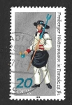 Stamps Germany -  1907 - Traje de 	Metalúrgico (DDR)
