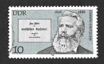 Stamps Germany -  1927 - Joseph Dietzgen (DDR)