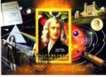 Sellos de Africa - Costa de Marfil -  ISAAC NEWTON (1642-1727) físico y matemático inglés