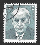 Stamps Germany -  2252 - Herbert Warnke (DDR)