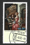 Stamps Germany -  2285 - Pintura del Museo Nacional de Schwerin del Siglo XVII (DDR)
