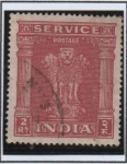 Stamps India -  Capital d' Asoka pilar