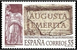 Stamps Spain -  ESPAÑA 1994 3316 Sello ** Patrimonio de la Humanidad Cariatide Antiguo Foro de Merida Michel3173