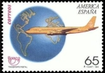 Sellos de Europa - Espa�a -  ESPAÑA 1994 3321 Sello Nuevo America-UPAEP Avión DC-8 Transporte Postal Michel3178