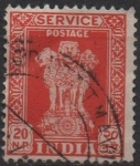 Sellos de Asia - India -  Capital d' Asoka pilar