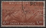 Sellos de Asia - India -  Control d' l' Malaria