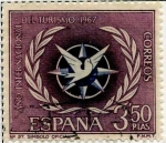 Stamps Spain -  Año Internacional del Turismo