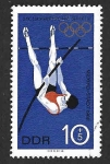 Stamps Germany -  B149 - JJOO de México (DDR)