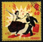 Sellos de Europa - Isla de Jersey -  serie- Cultura popular años 50