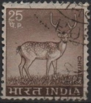 Stamps India -  Ciervo moteado. Axis axis