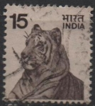 Sellos de Asia - India -  Tigre