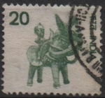 Stamps India -   	Caballo y jinete