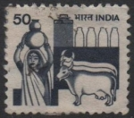 Sellos de Asia - India -  Industria lechera