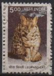 Stamps : Asia : India :  Gato Leopar