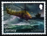 Stamps Jersey -  serie- 75 aniv. R.C. rescate alta mar