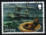 Stamps Jersey -  serie- 75 aniv. R.C. rescate alta mar