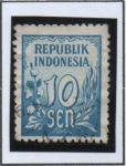 Stamps Indonesia -  Cifras