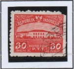 Stamps Indonesia -  Oficina Postal