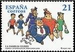 Sellos del Mundo : Europa : Espa�a : ESPAÑA 1997 3486 Sello Nuevo Comics Personajes de Tebeo La Familia Ulises Michel3329