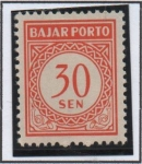 Stamps Indonesia -  Cifras