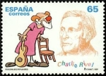 Stamps Spain -  ESPAÑA 1997 3489 Sello Nuevo Personajes Populares Payaso Charlie Rivel Michel3332