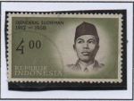 Stamps Indonesia -  Djenderal Sudirman
