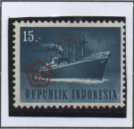 Stamps Indonesia -  Buque d' pasajeros