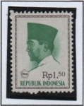 Sellos de Asia - Indonesia -  Pre. Sukarno