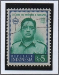 Sellos de Asia - Indonesia -  Teniente General R. Suprapto