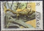 Stamps Spain -  ESPAÑA 1999 3614 Sello Fauna Española en peligro extinción Lagarto gigante de El Hierro Usado Michel