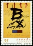 Sellos de Europa - Espa�a -  ESPAÑA 1999 3621 Sello Nuevo Deportes Cent. Futbol Club Barcelona Cartel de Antonio Tapies Michel345