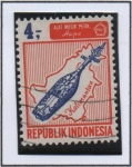 Stamps Indonesia -  Hape, Borneo
