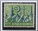 Stamps Indonesia -  Convivencia religiosa