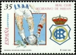 Stamps Spain -  ESPAÑA 1999 3644 Sello Nuevo Deportes Cent. Recreativo de Huelva Club de Futbol Jugadores Michel3478