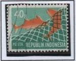 Stamps Indonesia -  Pesca