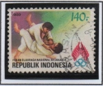 Stamps Indonesia -  Natl. Semana Deportiva