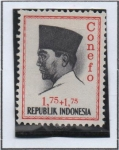 Sellos de Asia - Indonesia -  Pre. Sukarno