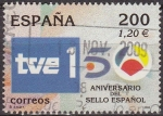 Stamps Spain -  ESPAÑA 2000 3764 Sello Expo Mundial Filatelia ESPAÑA'2000 Personajes TV Chicho Bertin Emilio Usado