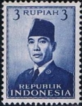 Sellos de Asia - Indonesia -  Pre. Sukarno