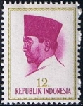 Sellos de Asia - Indonesia -  Pre. Sukarno