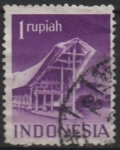 Sellos de Asia - Indonesia -  Casa d Toraja