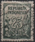 Stamps Indonesia -  Cifras