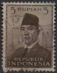Sellos de Asia - Indonesia -  Pre. Sukarno