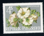 Stamps Austria -  serie- Flores