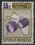 Stamps Indonesia -  Tambores, Nias