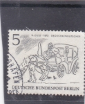 Stamps Germany -  carreta