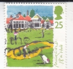 Stamps United Kingdom -  campo de golf