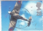 Stamps United Kingdom -  avión de combate